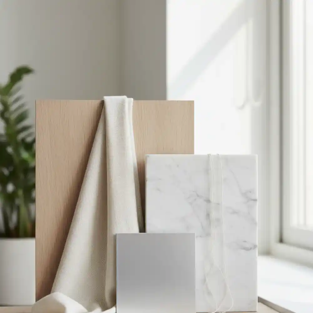 Detalle de materiales premium